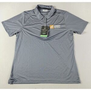 ONTOUR Polo Shirt Womens XL Gray Home Depot Credit Services Uniform Workwear